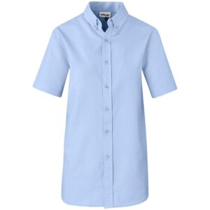 Altitude Short Sleeve Nottingham Shirt - Mens - sky blue