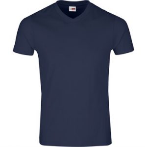 US Basic Super Club 165 V-Neck T-Shirt - Mens - navy (BAS-9000)