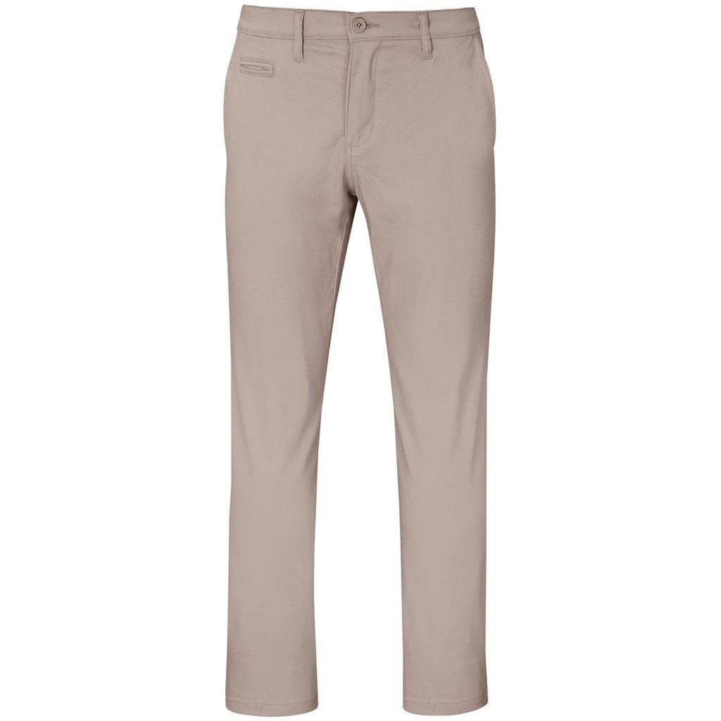 US Basic Superb Stretch Chino Pants - Mens - stone (BAS-11214)