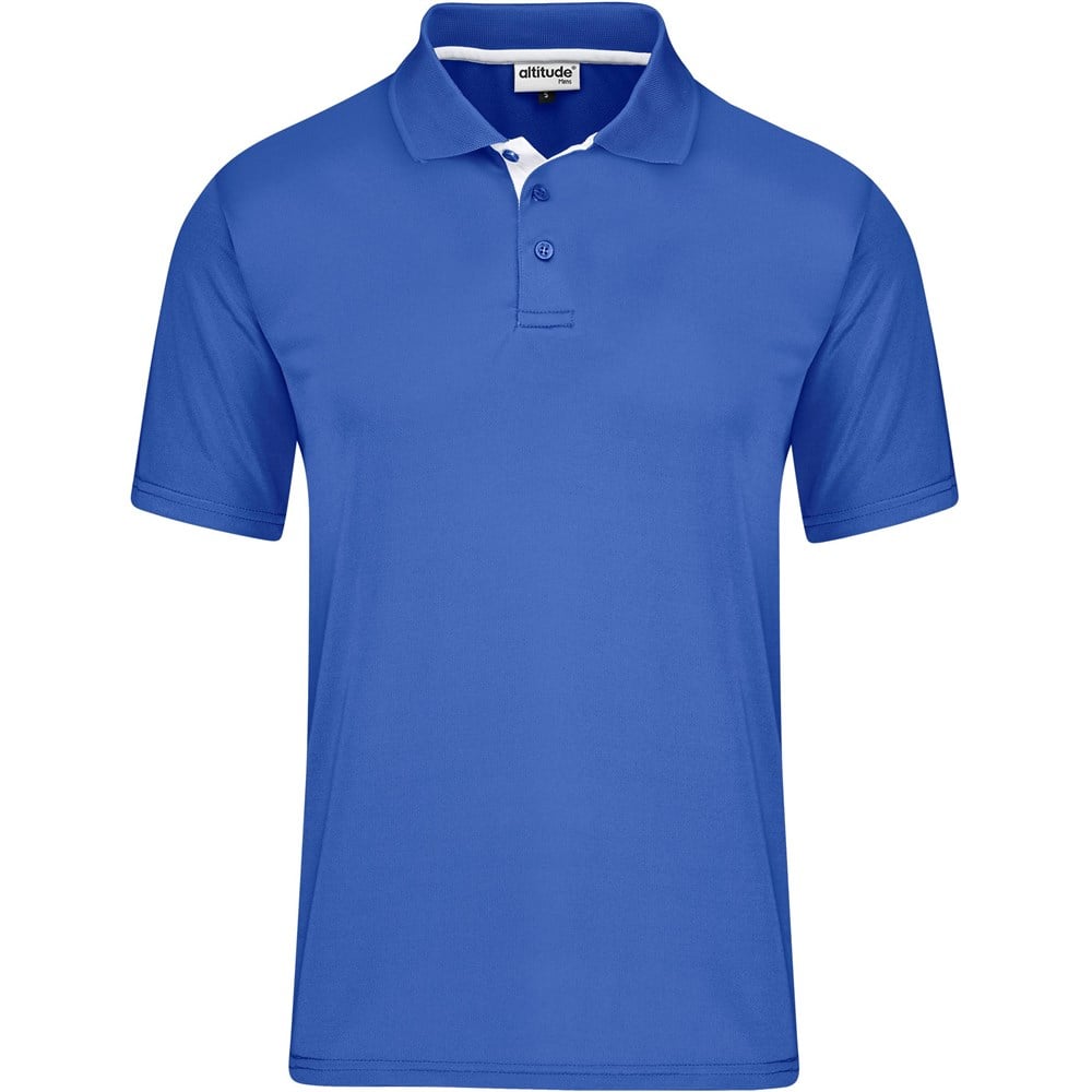 Altitude Tournament Golf Shirt - Mens - royal blue