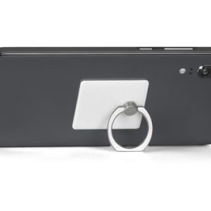 Tuscan Ring Grip and Phone Stand - white