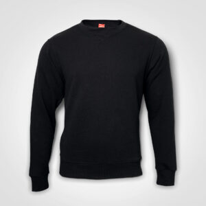 Basic Crew Neck Sweater - black