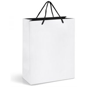 Dazzle Midi A4 Gift Bag - white (Giftbag-1005)