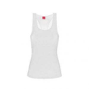 Ladies Racerback Vest - white