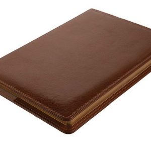 Bettoni A5 Valenti Notebook - leather, brown (NBK-3010)