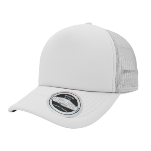 Uflex Curved Peak Trucker Cap - white (U15502)