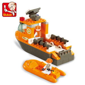 Sluban Building Blocks: SOS Rescue Team - First-Aid Boat (B0101) - stock on hand