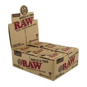 RAW Rolls - 3M and Pre-rolled tips (12) (RAW044)