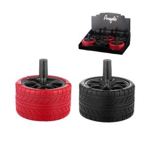 Ashtray - Spinning Tyre - black (Ash111)