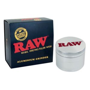 Tobacco Grinder - RAW 4 Piece (TBGR038)