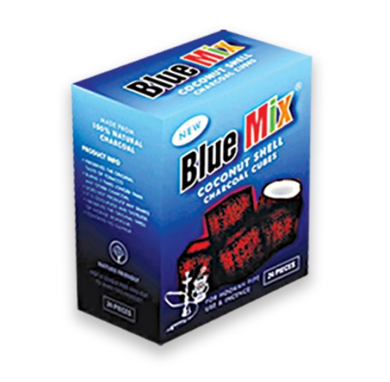 Hubbly Coal - Blue Mix Coconut Shell Coal - 96 pieces (HUB-COA024)