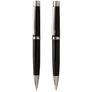 Bettoni twist action metal Ballpen and pencil set (B1720)