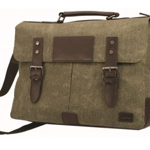 Canvas Bag with Genuine Leather Trims (CL-102)
