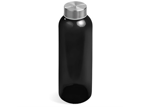 Kooshty Pura Glass Water Bottle - 500ml - black (Koosh-9070)
