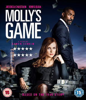 Mollys Game (Jessica Chastain, Idris Elba, Kevin Costner) (Blu Ray)