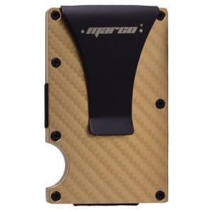 RFID Card Holder and Money Clip - gold (P2547C)