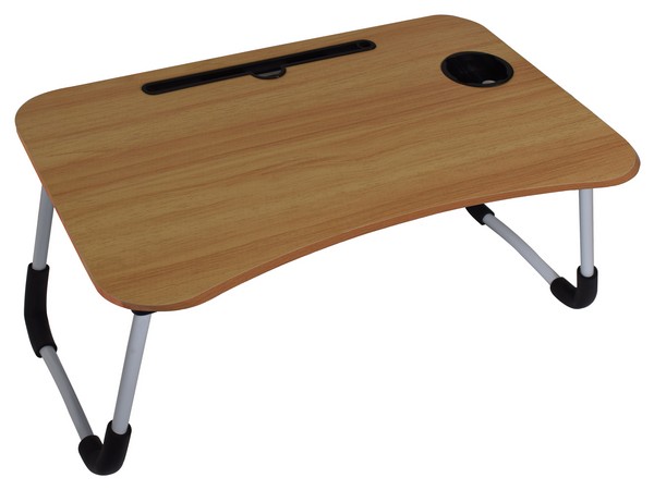 Foldable Laptop Table and Serving Tray - light brown (P2551N)