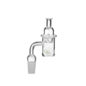 Bong Accessories - Cyclone Quartz Domeless Nail with Terp Balls Male Banger, 14mm (BNGA10)