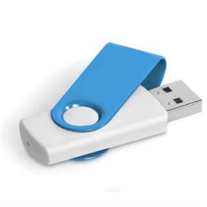 Axis Gyro Memory Stick - 32GB - white/cyan (AM-623)