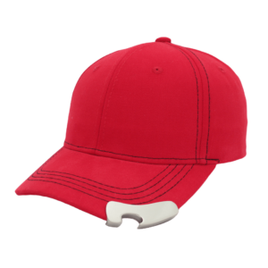 Bottle Opener Cap - red/black (S6080)