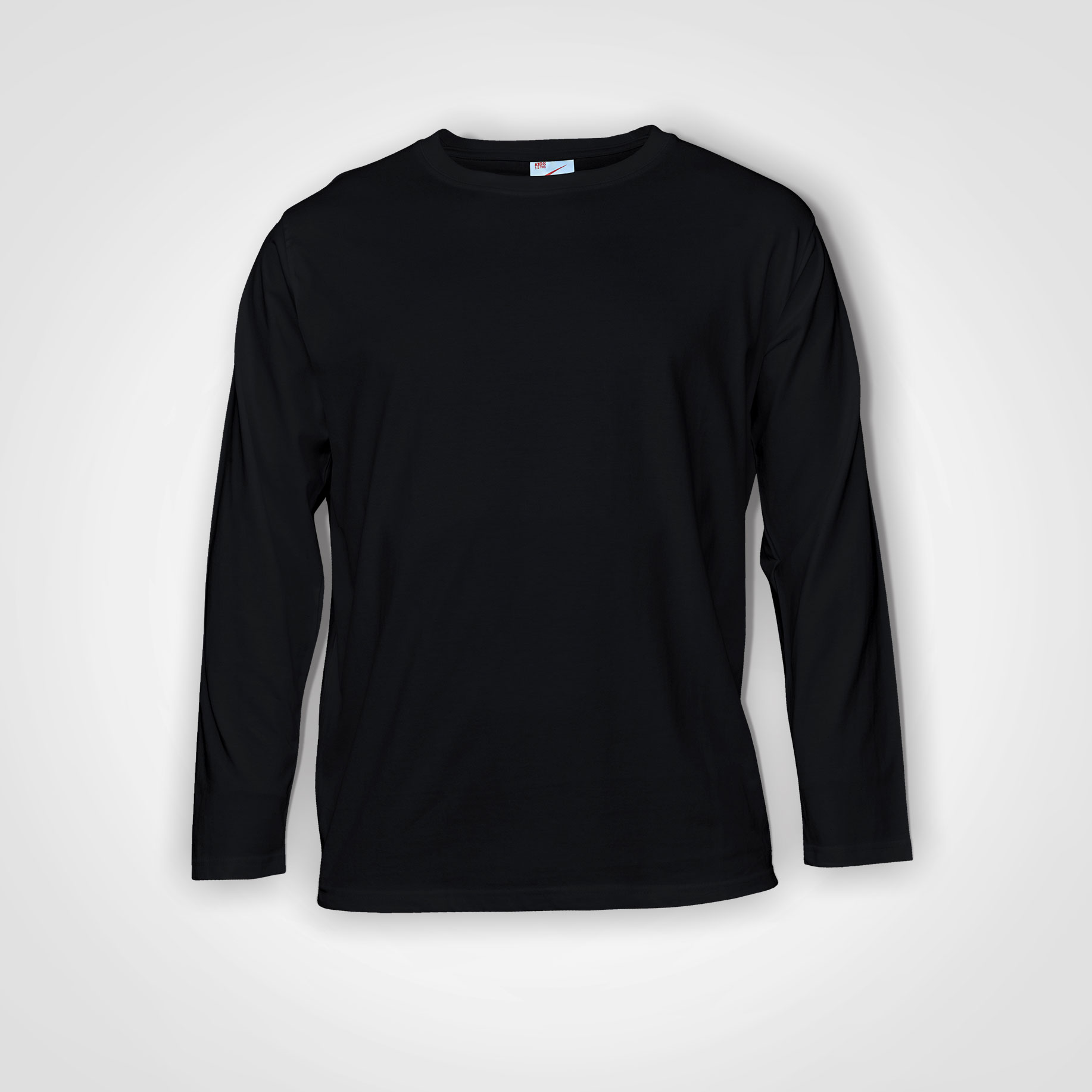 Kids Promo Long Sleeve T-Shirt - black