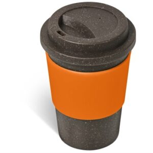 Kooshty Brown Bean Kup - 400ml - orange
