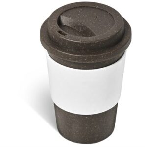 Kooshty Brown Bean Kup - 400ml - white