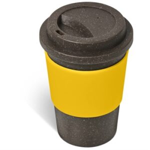 Kooshty Brown Bean Kup - 400ml - yellow