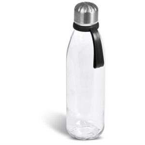 Kooshty Loopy Glass Water Bottle - 650ml (Koosh-9200) - black