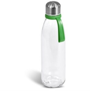 Kooshty Loopy Glass Water Bottle - 650ml (Koosh-9200) - green