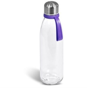 Kooshty Loopy Glass Water Bottle - 650ml (Koosh-9200) - purple