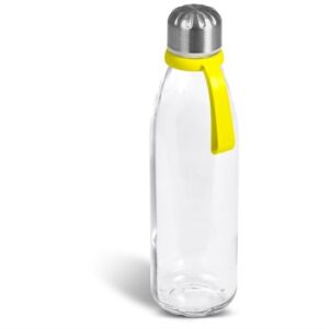Kooshty Loopy Glass Water Bottle - 650ml (Koosh-9200) - yellow
