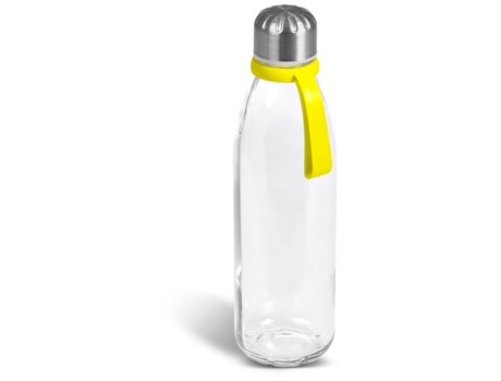 Kooshty Loopy Glass Water Bottle - 650ml (Koosh-9200) - yellow