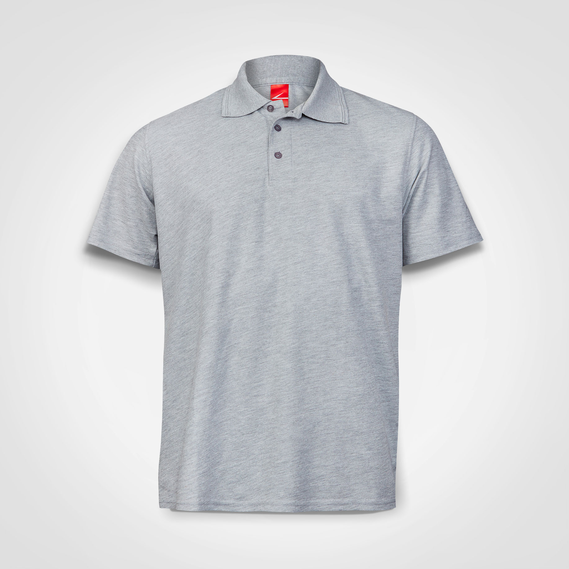 Mens Golfer - grey melange