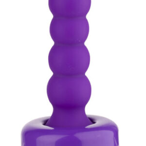 Flexible Ribbed Vibrating Butt Plug (4.5 Inch)
