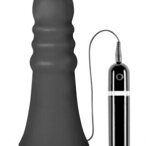 Butt Buddy ribbed - black (8 Inch)