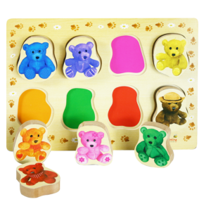 Colour Match Bears Chunky Puzzle (8 Piece) (RGS2047)