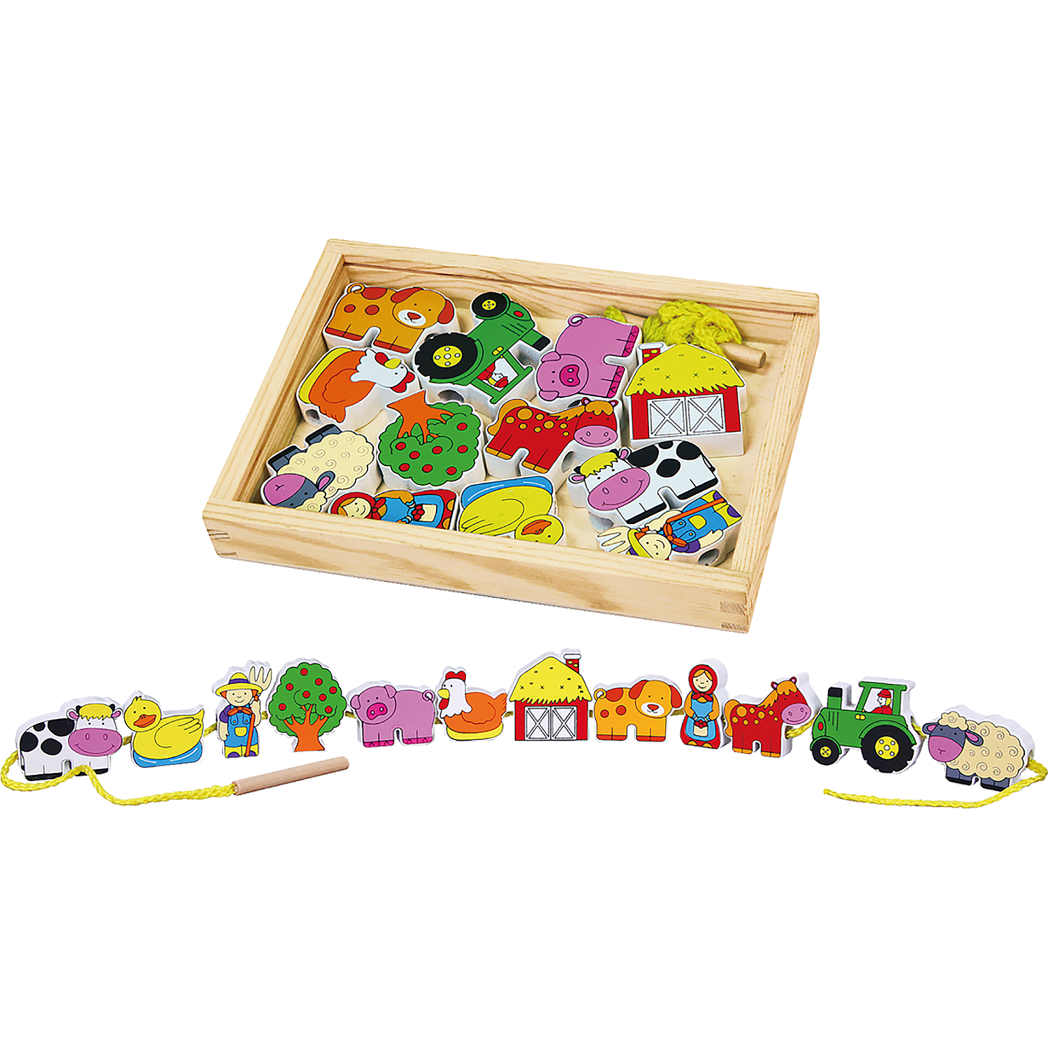 Lacing Blocks - Farm (RGS59548)