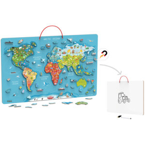 Magnetic World Puzzle and Dry Erase Board (RGS44508)