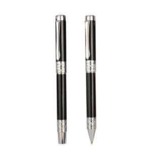 Enzo Design Palazzo Metal Ballpen and Rollerball Set (W-ENZ1929)