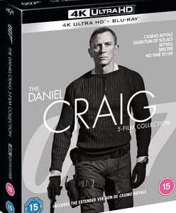 007 James Bond Daniel Craig Collection (5 Films) (4K Ultra HD+Blu Ray)