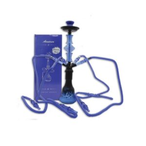 Hubbly: Amaren Flames 3 Way with silicone head - Medium (PIP079) - BLUE - stock on hand