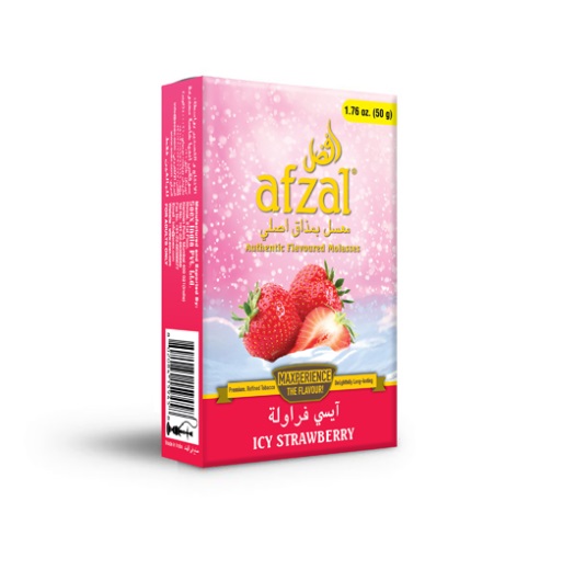 Hubbly Bubbly Afzal Molasses: Icy Strawberry (10x50g)
