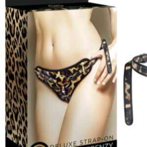 Leopard Frenzy Deluxe Strap-On Harness