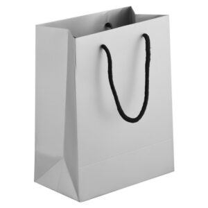 Matte Gift Bag - 23cm - silver (BAG091S-23)