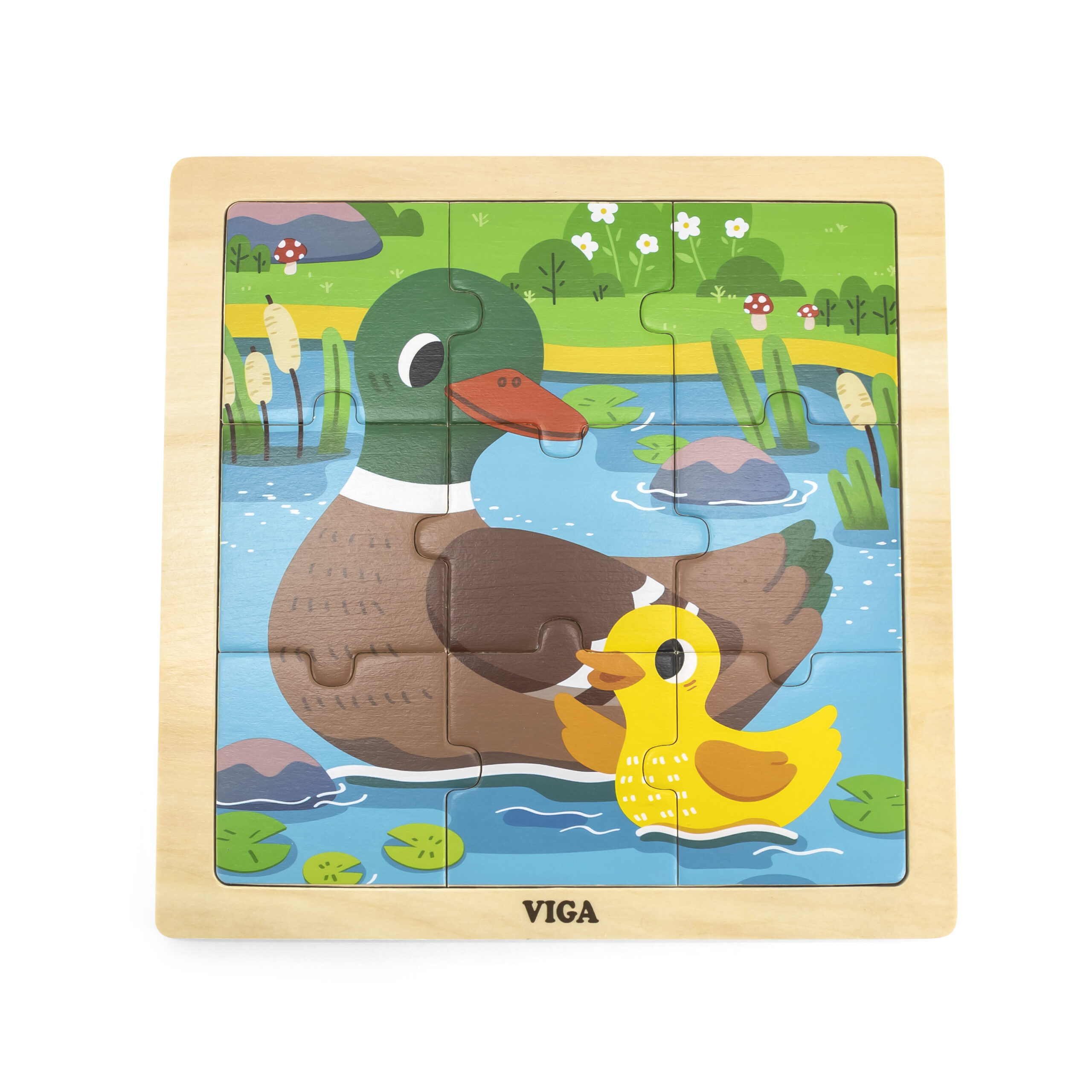 Wooden Puzzle - Duck 9pc (RGS44621)