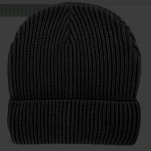Feather Touch Cuffed Beanie - black (B2201)