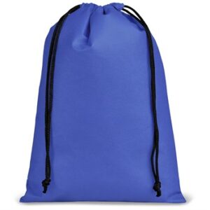 Quando Non-Woven Drawstring Pouch - blue (Bag-4751)
