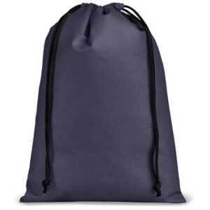 Quando Non-Woven Drawstring Pouch - navy (Bag-4751)
