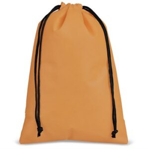Quando Non-Woven Drawstring Pouch - orange (Bag-4751)